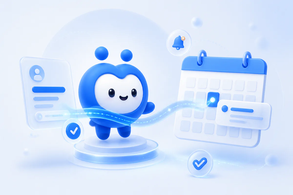 ภาพ MeQueue ส่งข้อมูลคิวทางเดียวไปยัง Google Calendar